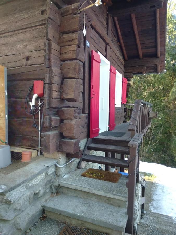 Petit Chalet Rustique Et Bucolique Bovernier المظهر الخارجي الصورة